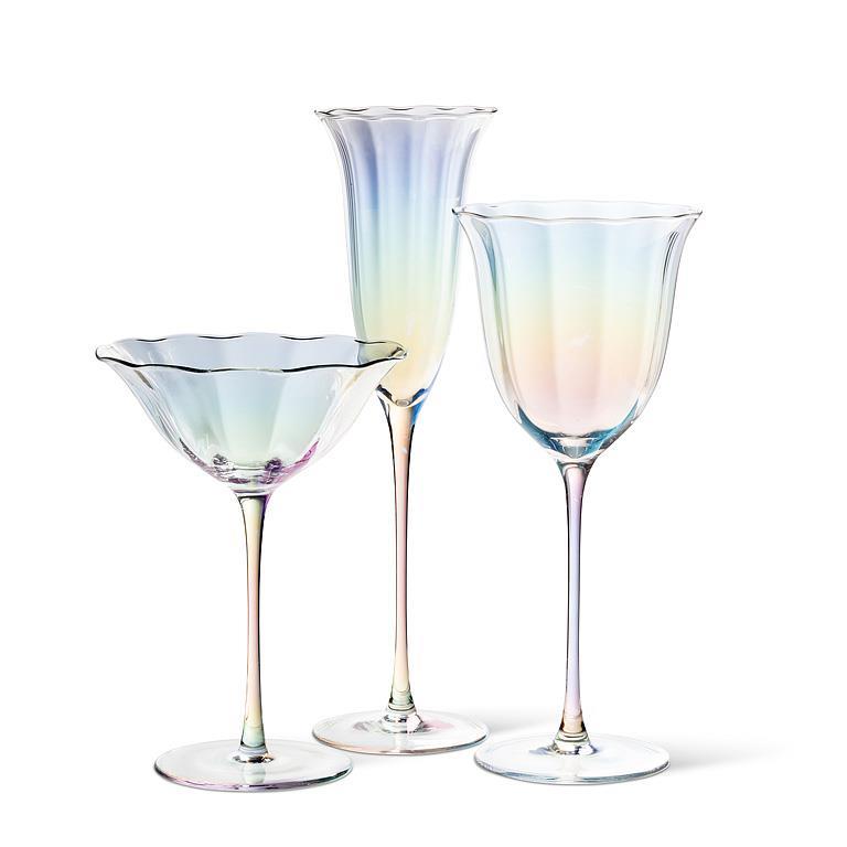 VERRE VIN AVEC PIED TULIPE 11 OZ