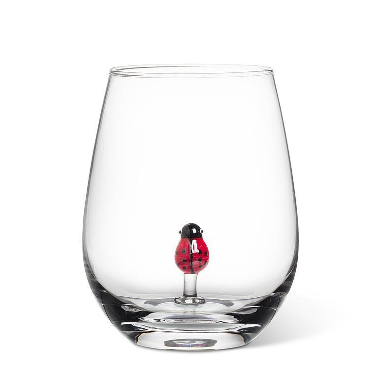 VERRE A VIN SANS PIED COCCINELLE 20 OZ