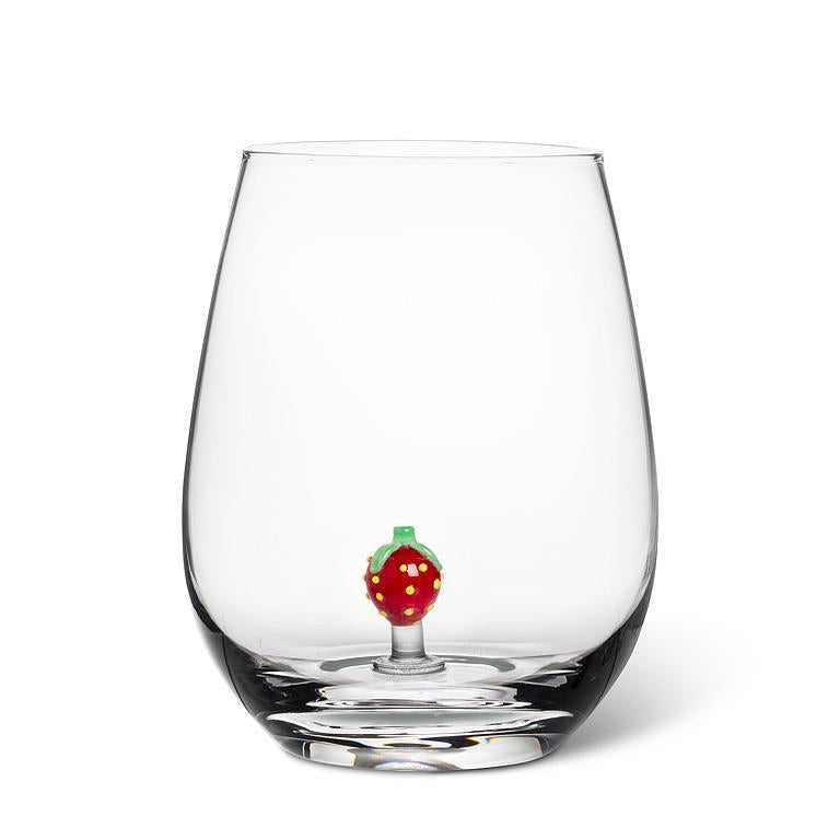 VERRE A VIN SANS PIED FRAISE 20 OZ