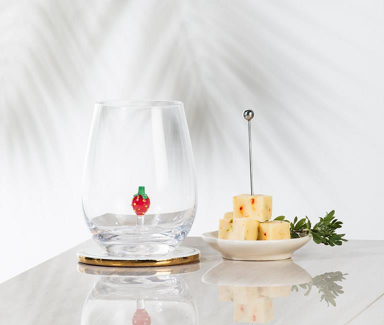 VERRE A VIN SANS PIED FRAISE 20 OZ