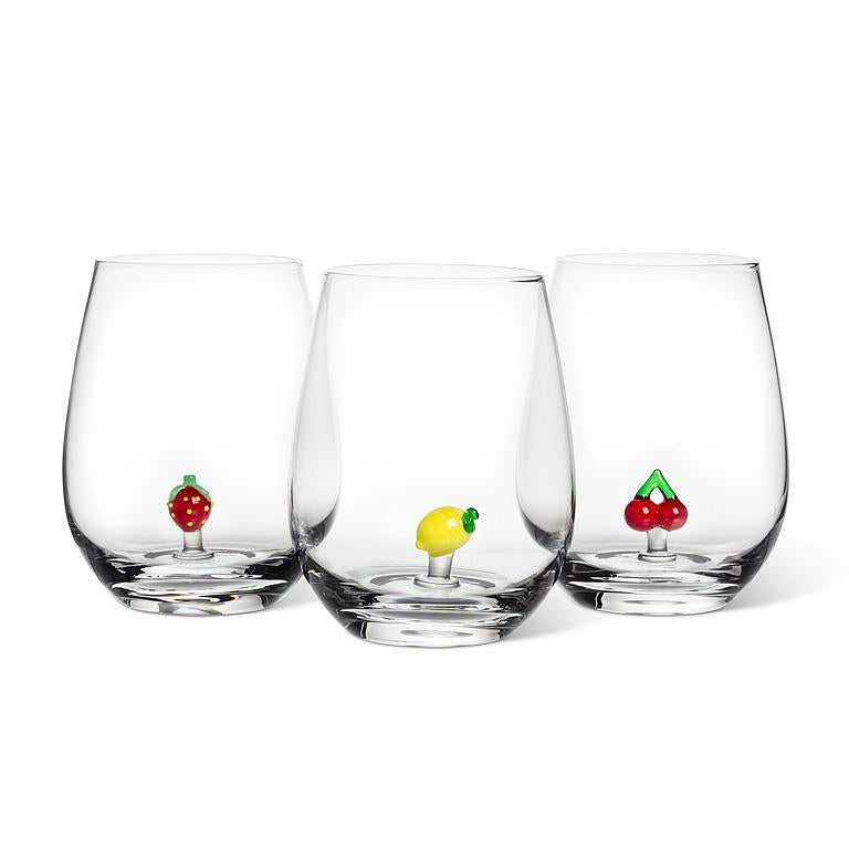 VERRE A VIN SANS PIED FRAISE 20 OZ