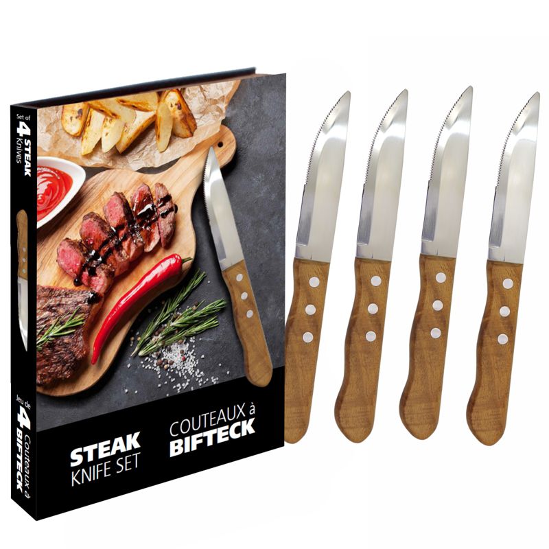 PQT 4 COUTEAUX BIFTECK
