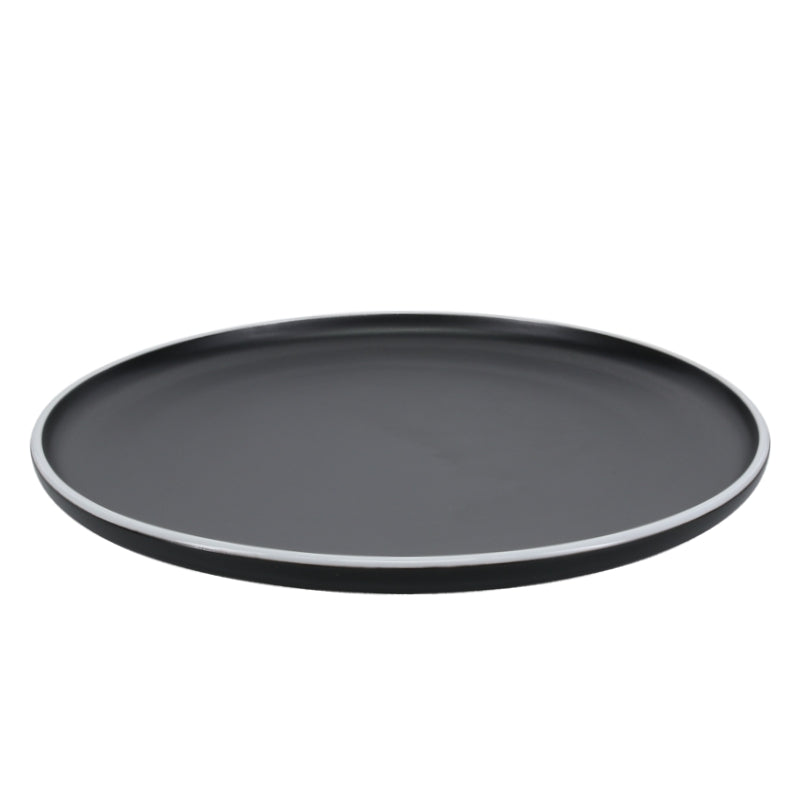 ASSIETTE À DINER TEMPO NOIR