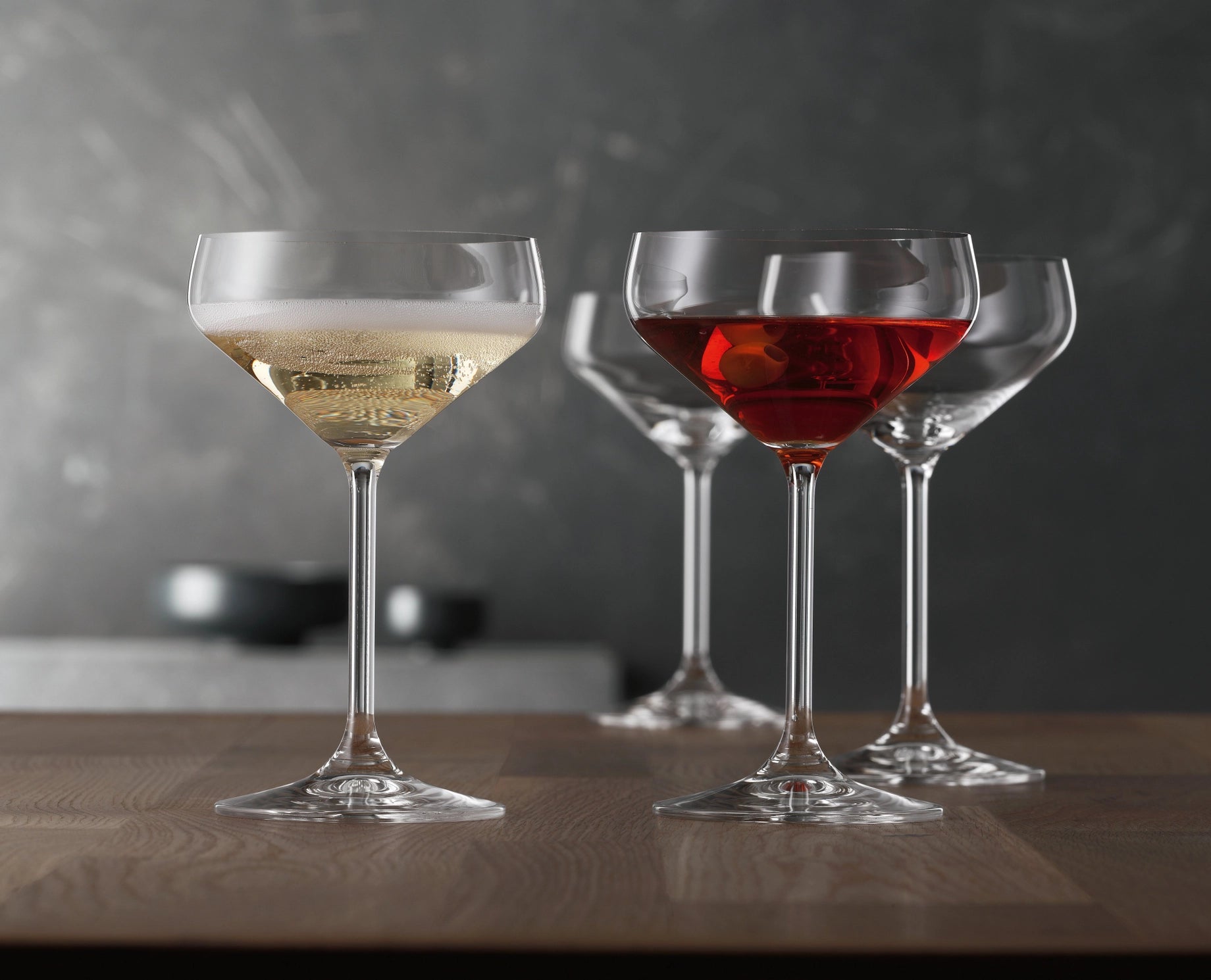 ENS. 4 VERRES À CHAMPAGNE SPIEGELAU