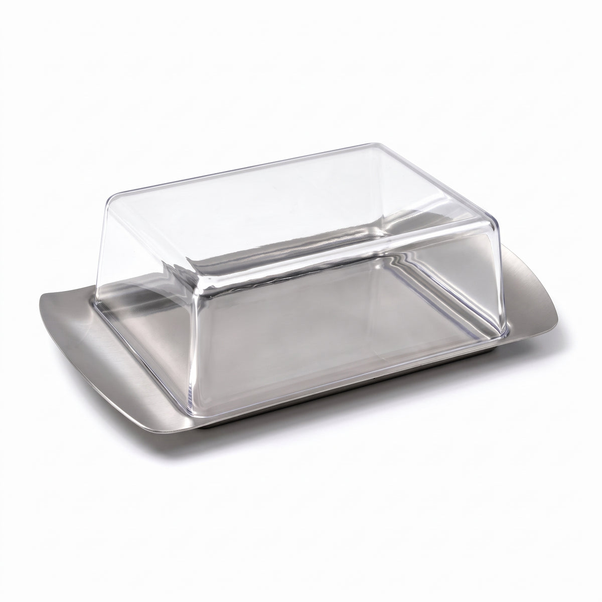 BEURRIER ACIER INOXYDABLE ET ACRYLIQUE