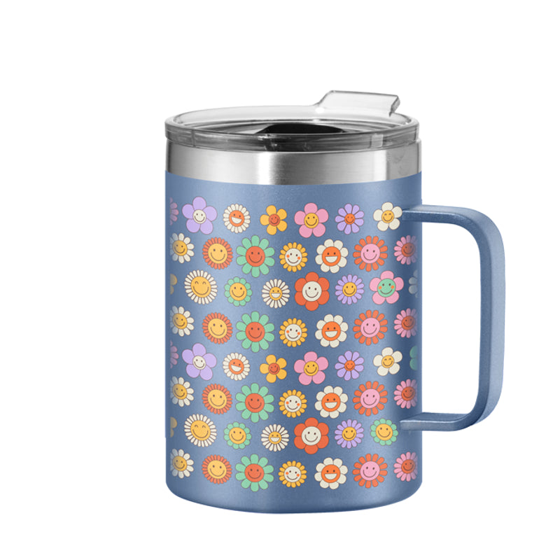 TASSE ISOTHERME FLEURS 420ML