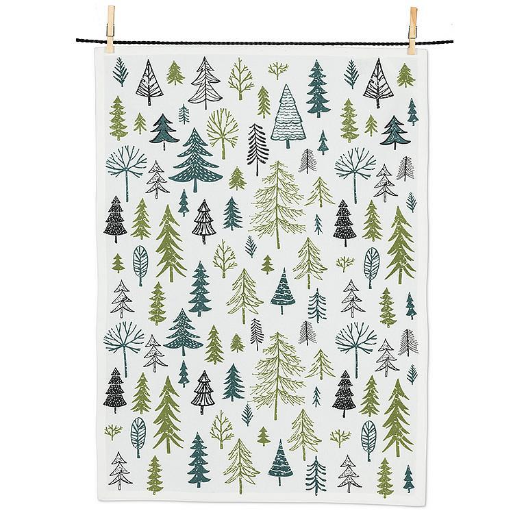 LINGE À VAISSELLE FORÊT D'ARBRES