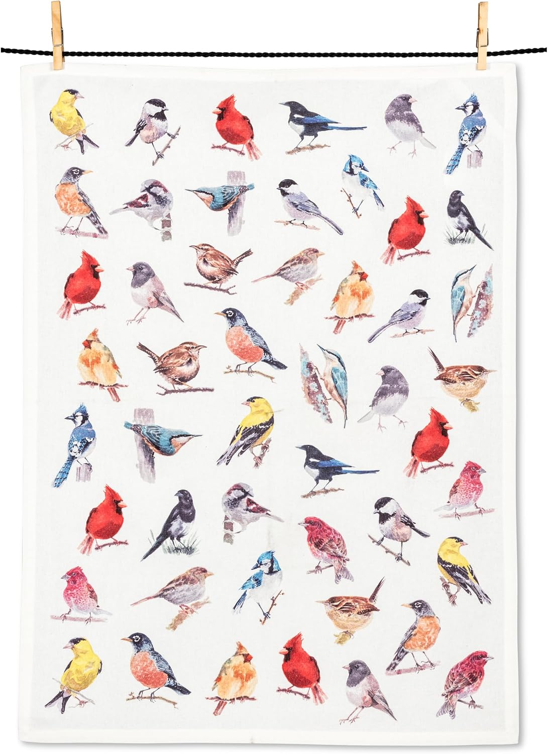 LINGE À  VAISSELLE OISEAUX