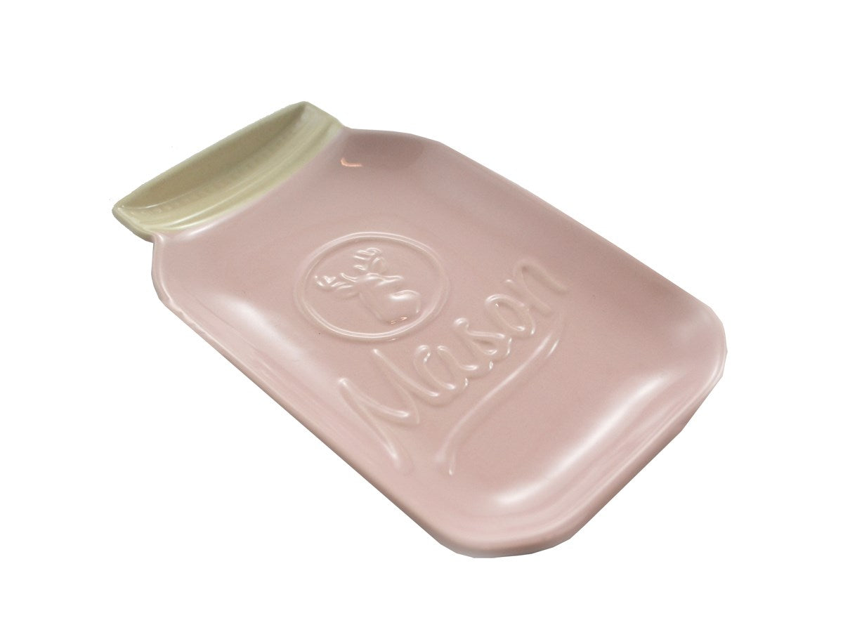 REPOSE CUILLÈRE CÉRAMIQUE - POT MASON ROSE