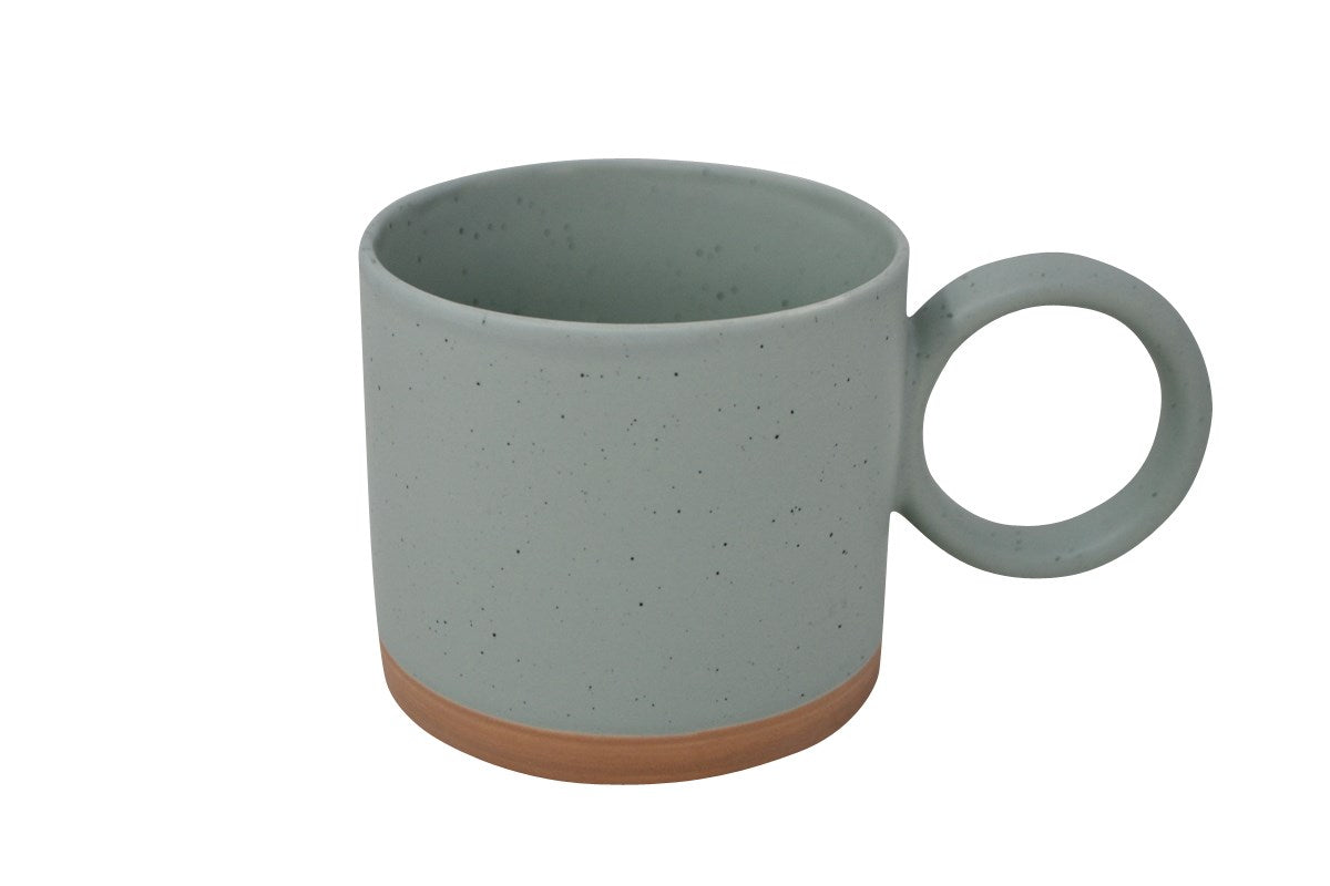 TASSE POIGNÉE RONDE VERTE