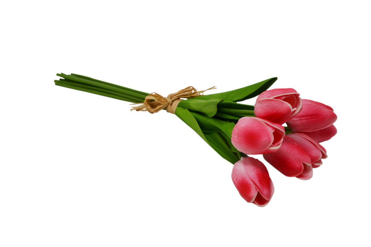 BOUQUET DE TULIPES ROSES