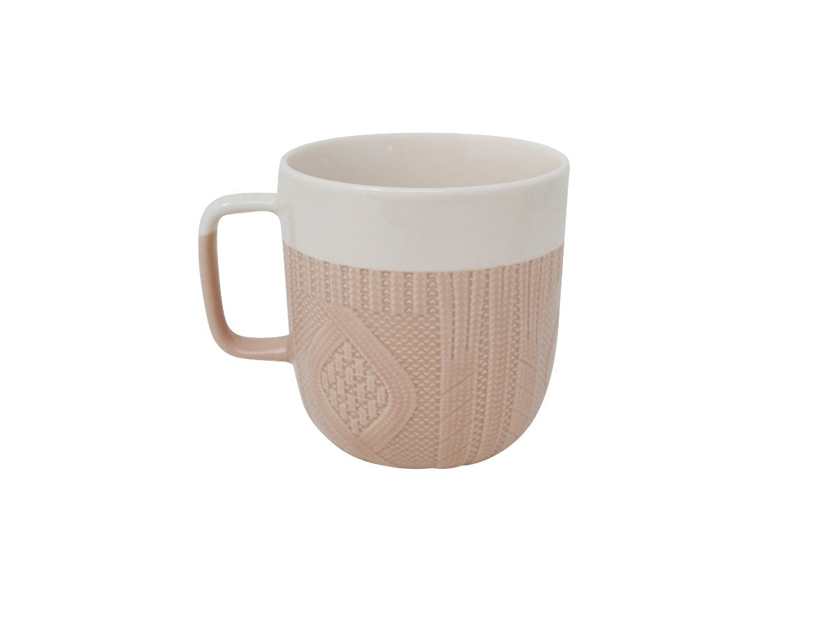 TASSE TRICOT ROSE 380ML