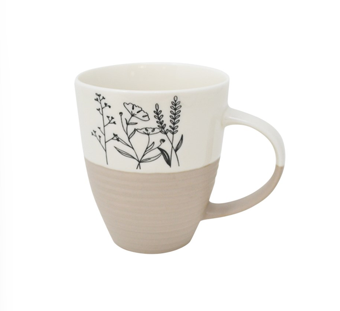 TASSE FLEURS NUDE 320 ML