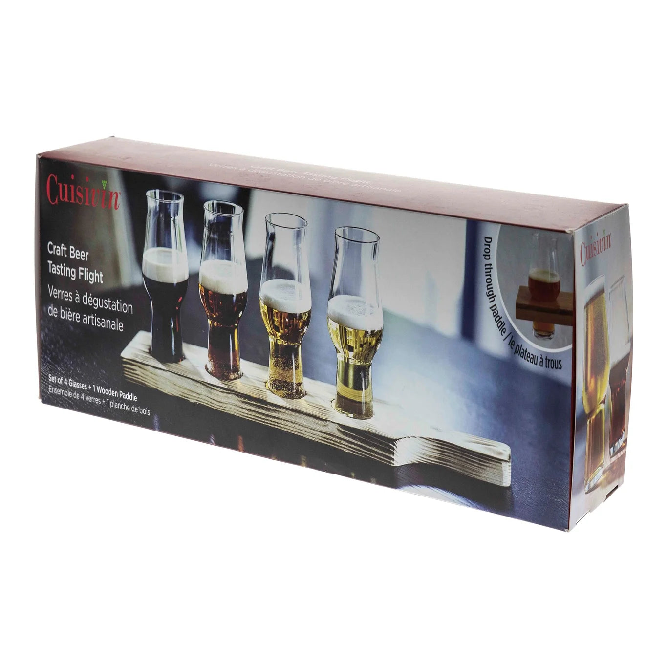 BTE PLANCHE /4 VERRES DÉGUSTATION 6.6OZ