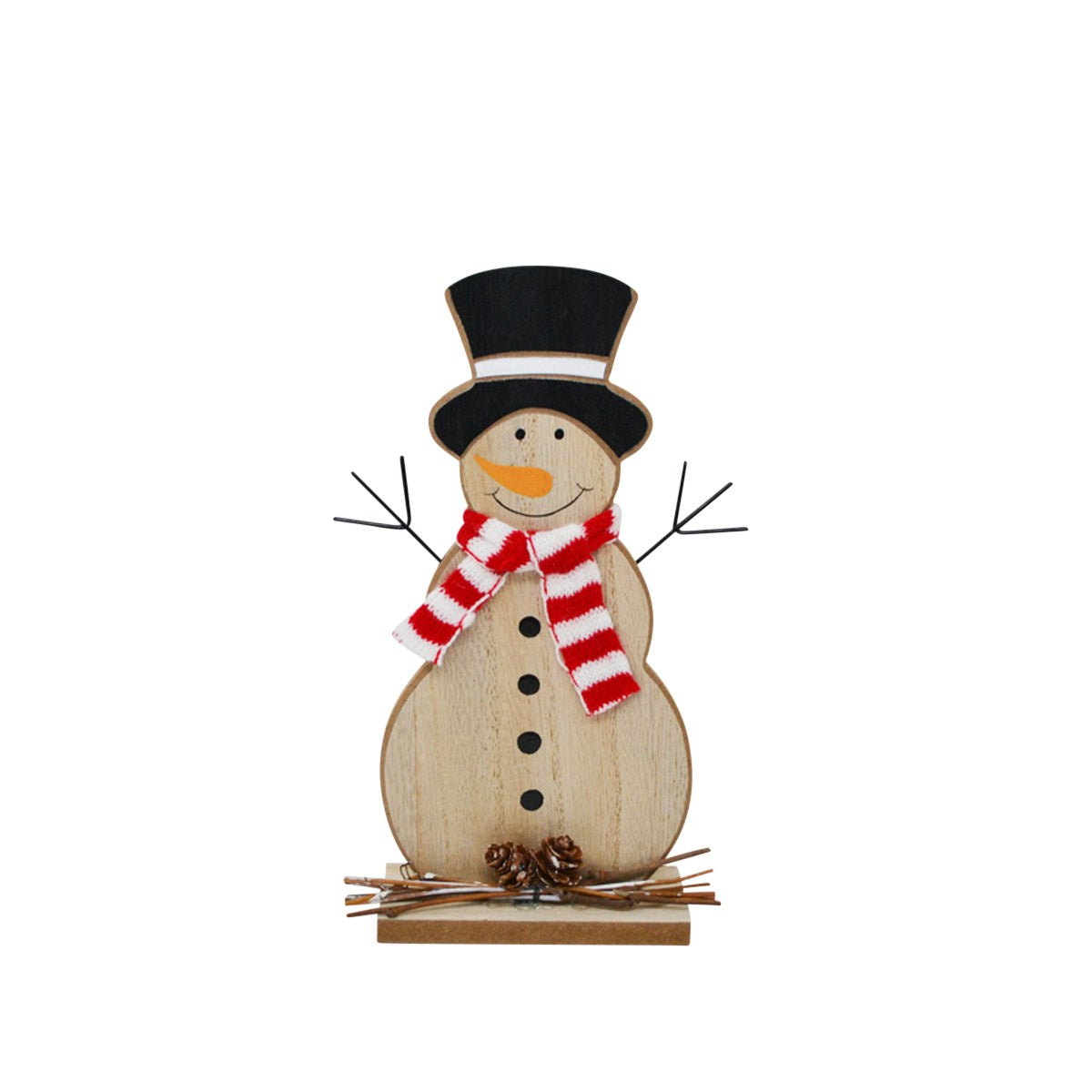 BONHOMME DE NEIGE EN BOIS