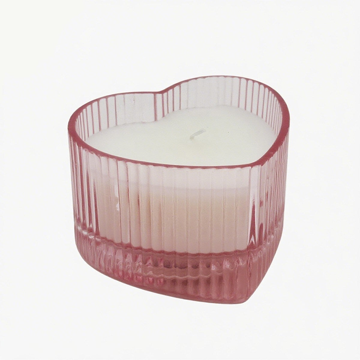 CHANDELLE COEUR ROSE