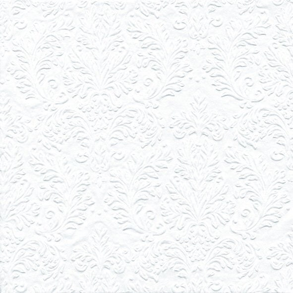 PQT 16 SERVIETTES CAMEO UNI BLANC