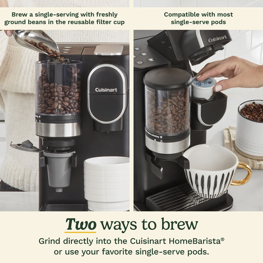 CAFETIERE UNE TASSE AVEC MOULIN INTÉGRÉ CUISINART
