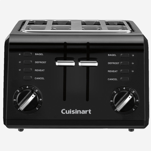 GRILLE-PAIN 4 TRANCHES NOIR CUISINART