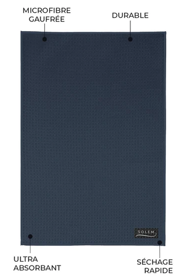 2 ESSUIE-MAINS MICROFIBRE CARREAU CHIC