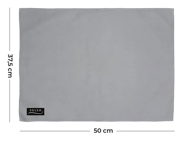 2 TAPIS DE SÉCHAGE POUR VAISSELLE MICROFIBRE LES ÉLÉGANTS - GRIS