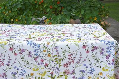 NAPPE 55 X 72 VINYLE VIVID FLOWERS