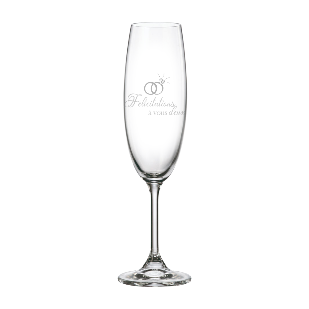 VERRE A CHAMPAGNE - FÉLICITATIONS
