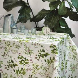 NAPPE 55 X 72 VINYLE HERBES