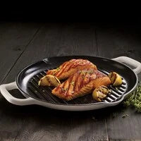 POÊLE À GRILLER EN FONTE ÉMAILLÉE 32 CM RICARDO