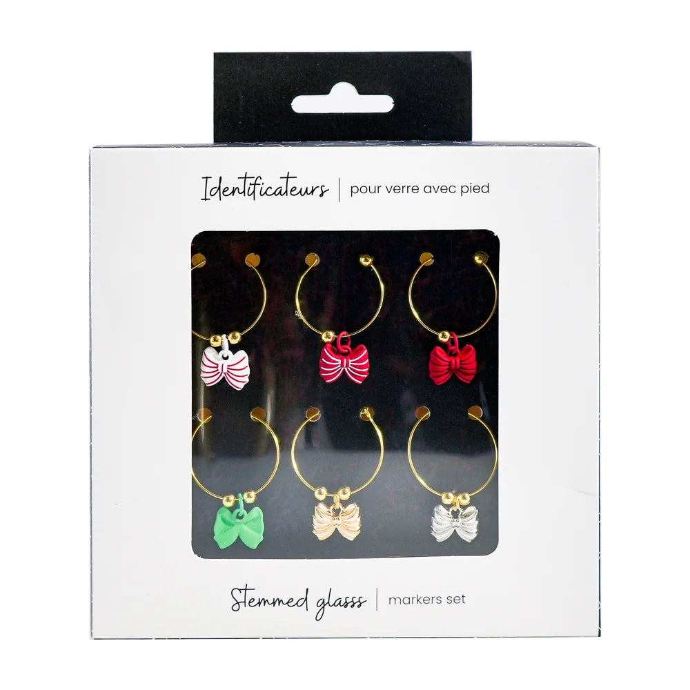 ENS. 6 MARQUES-VERRE BOUCLES