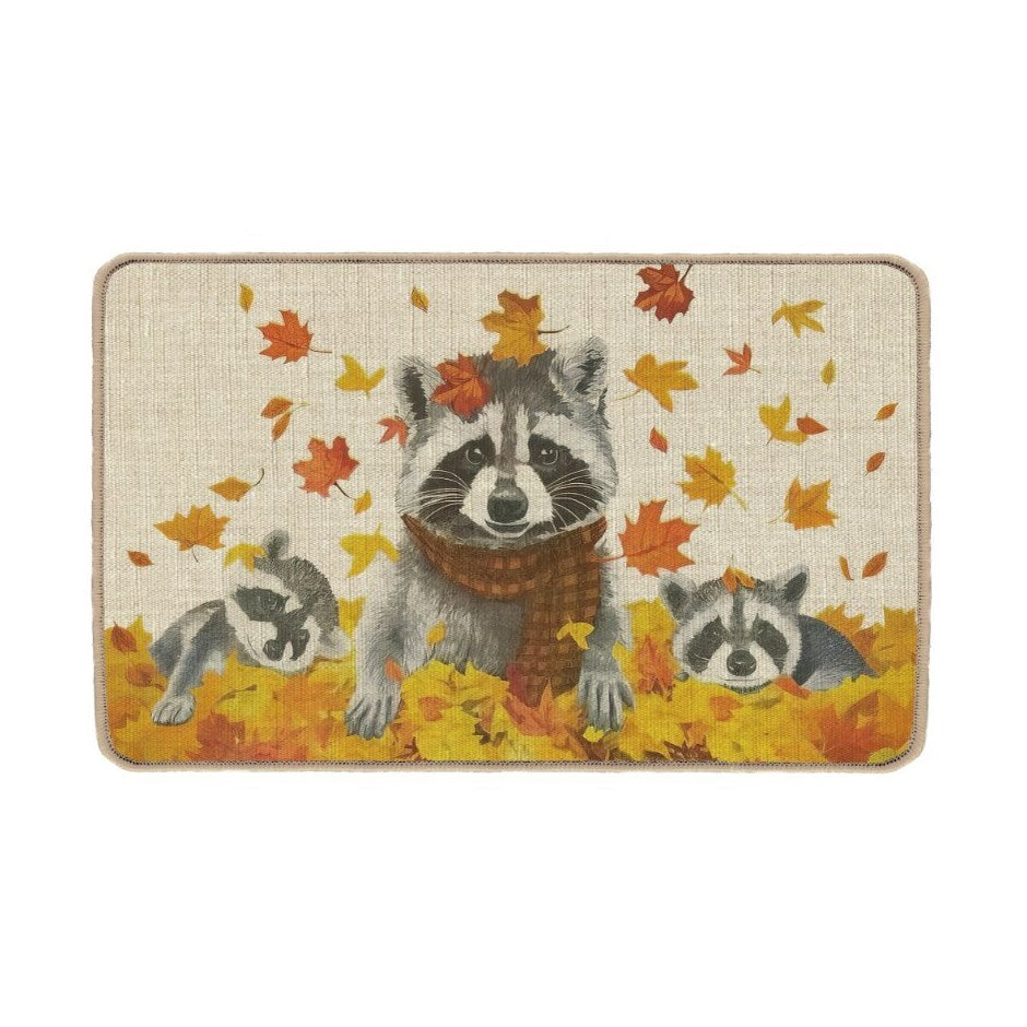 TAPIS 1.5 X 2.5 RATON LAVEUR AUTOMNE