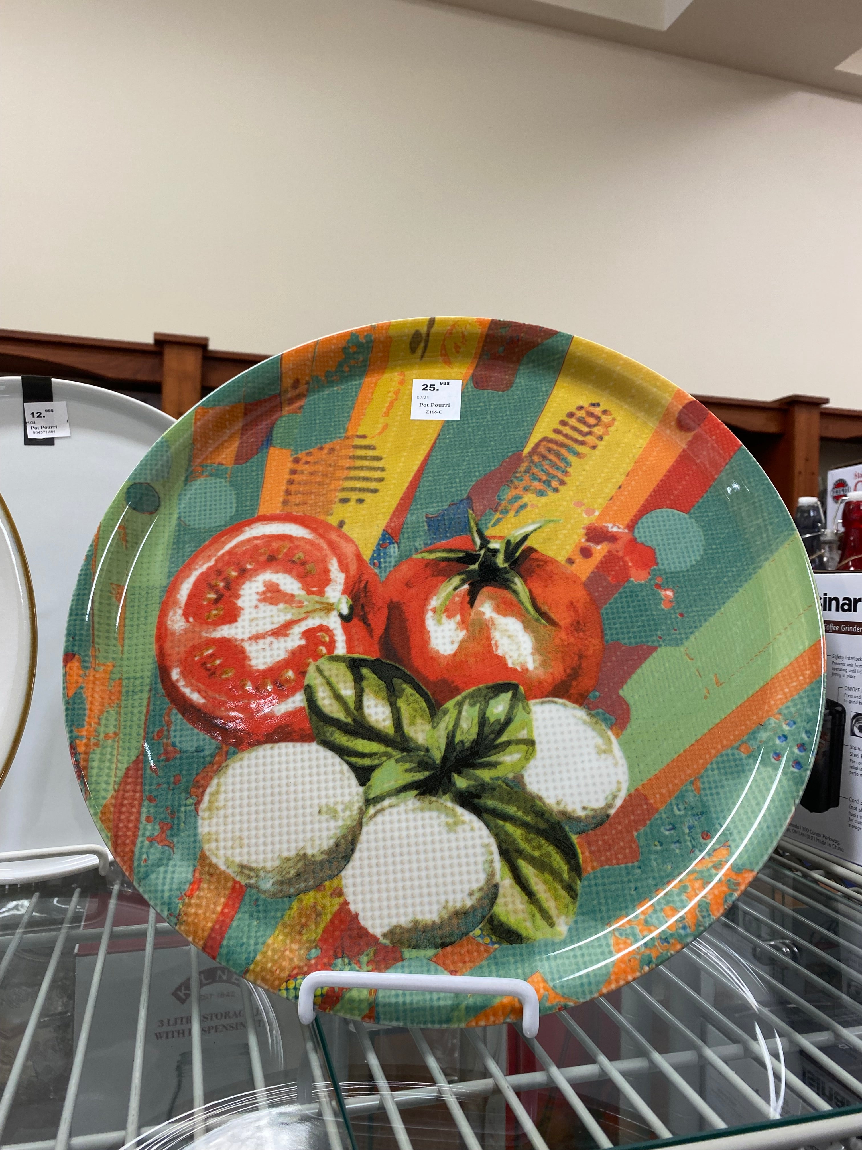 ASSIETTE A PIZZA 33 CM MOZZARELLA