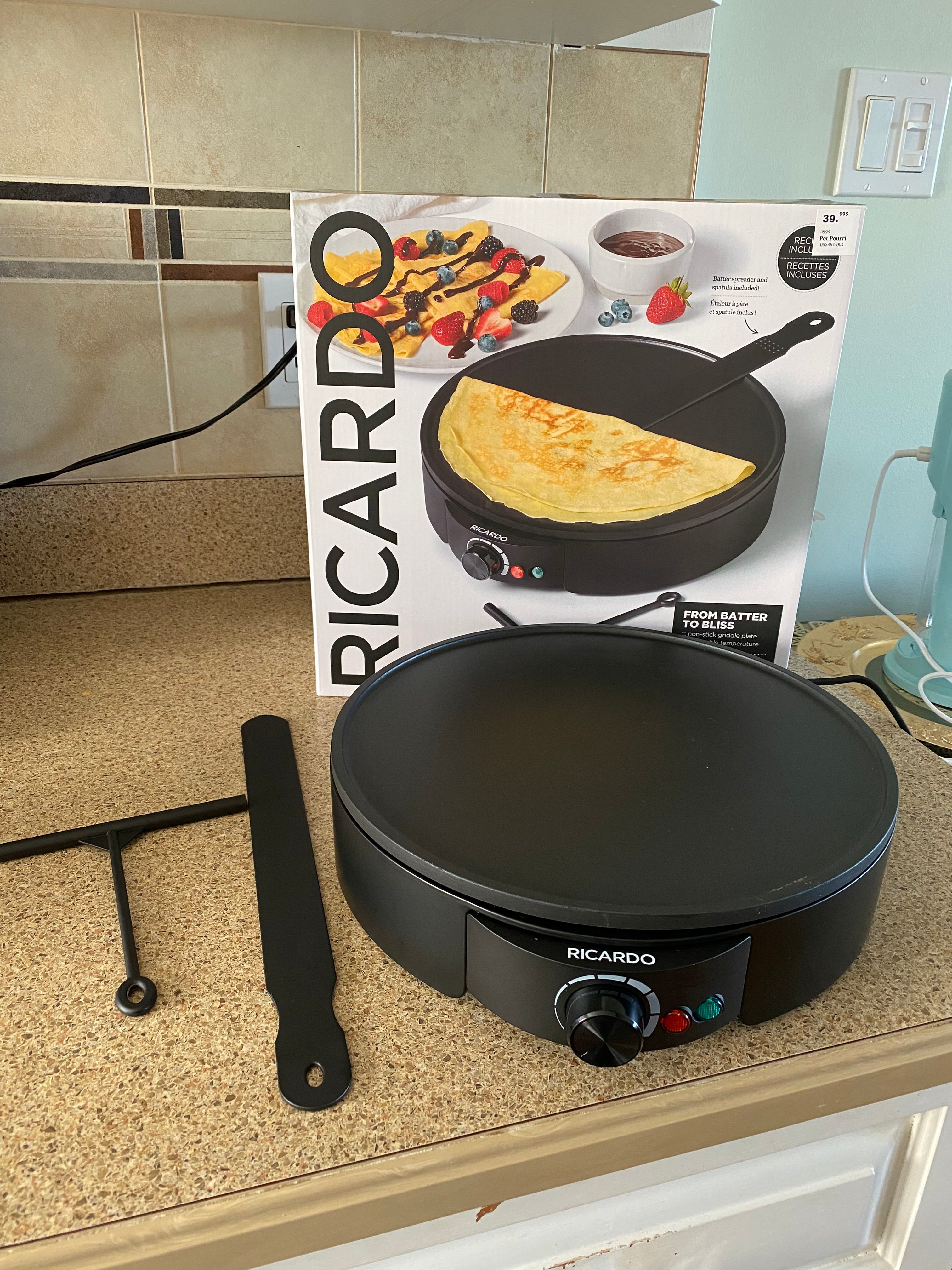 CRÊPIÈRE ÉLECTRIQUE RICARDO