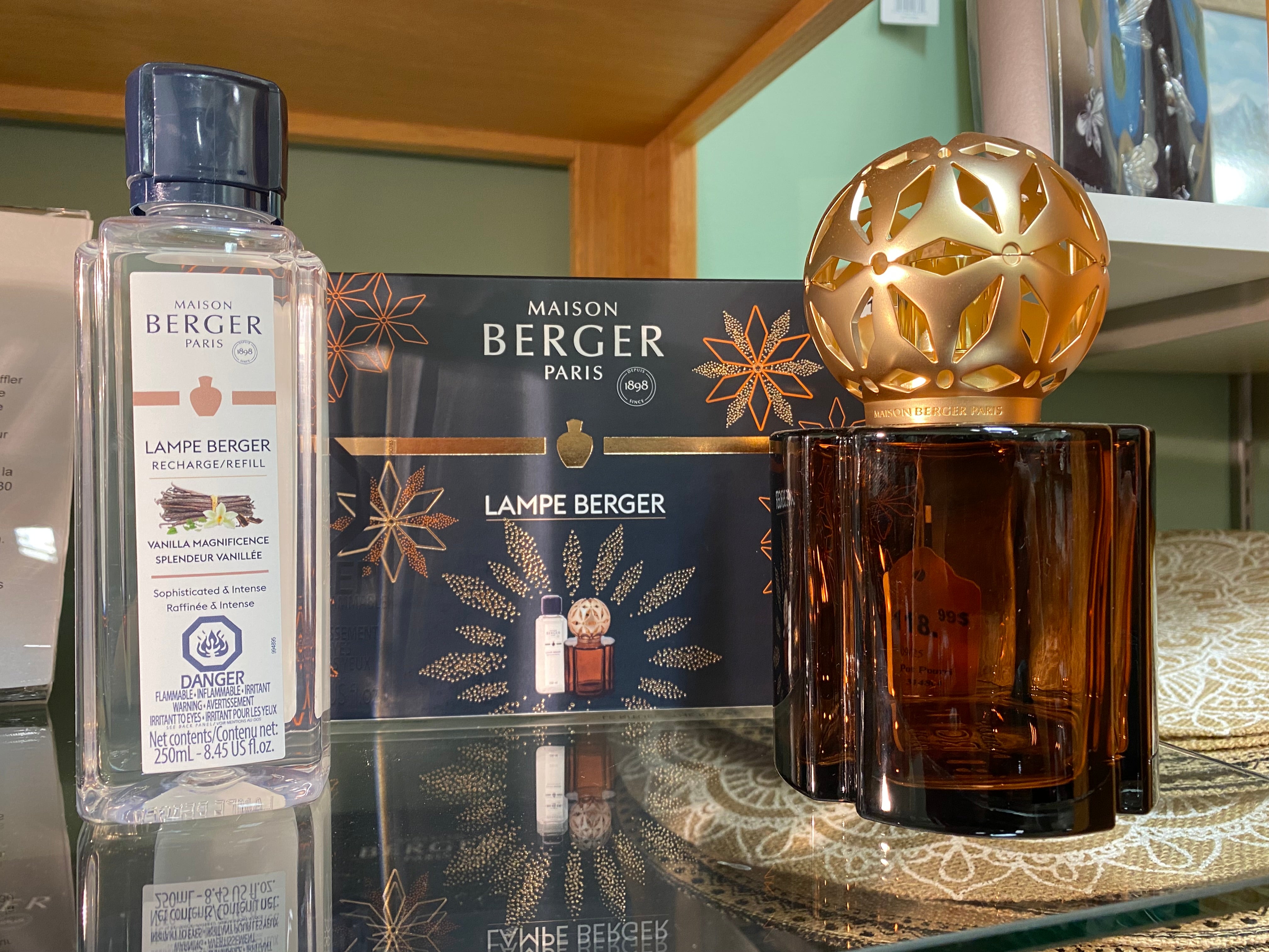 COFFRET LAMPE BERGER POMELIS CHOCOLAT / SPLENDEUR VANILLÉE