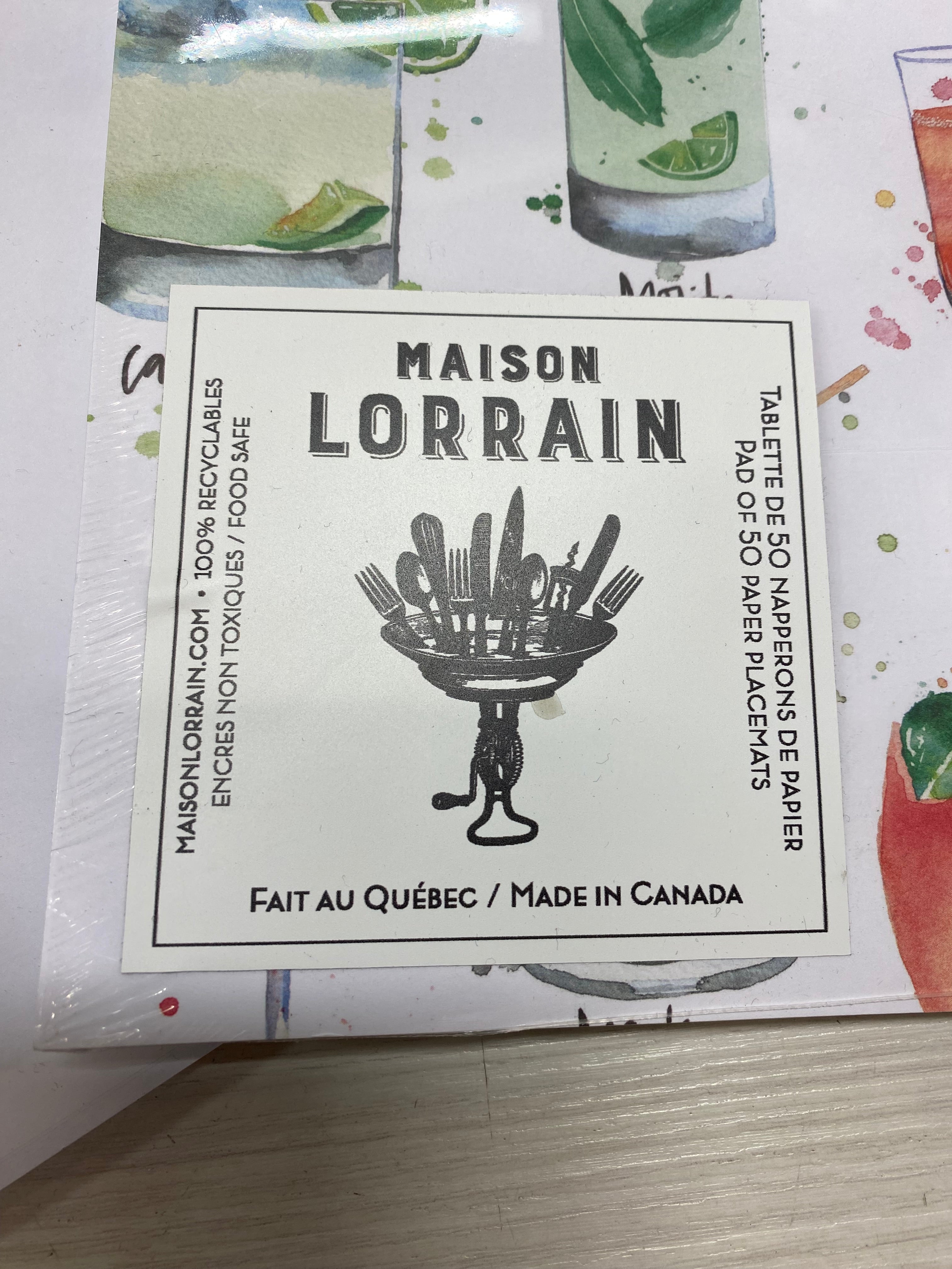 50 NAPPERONS DE PAPIER CAFÉ