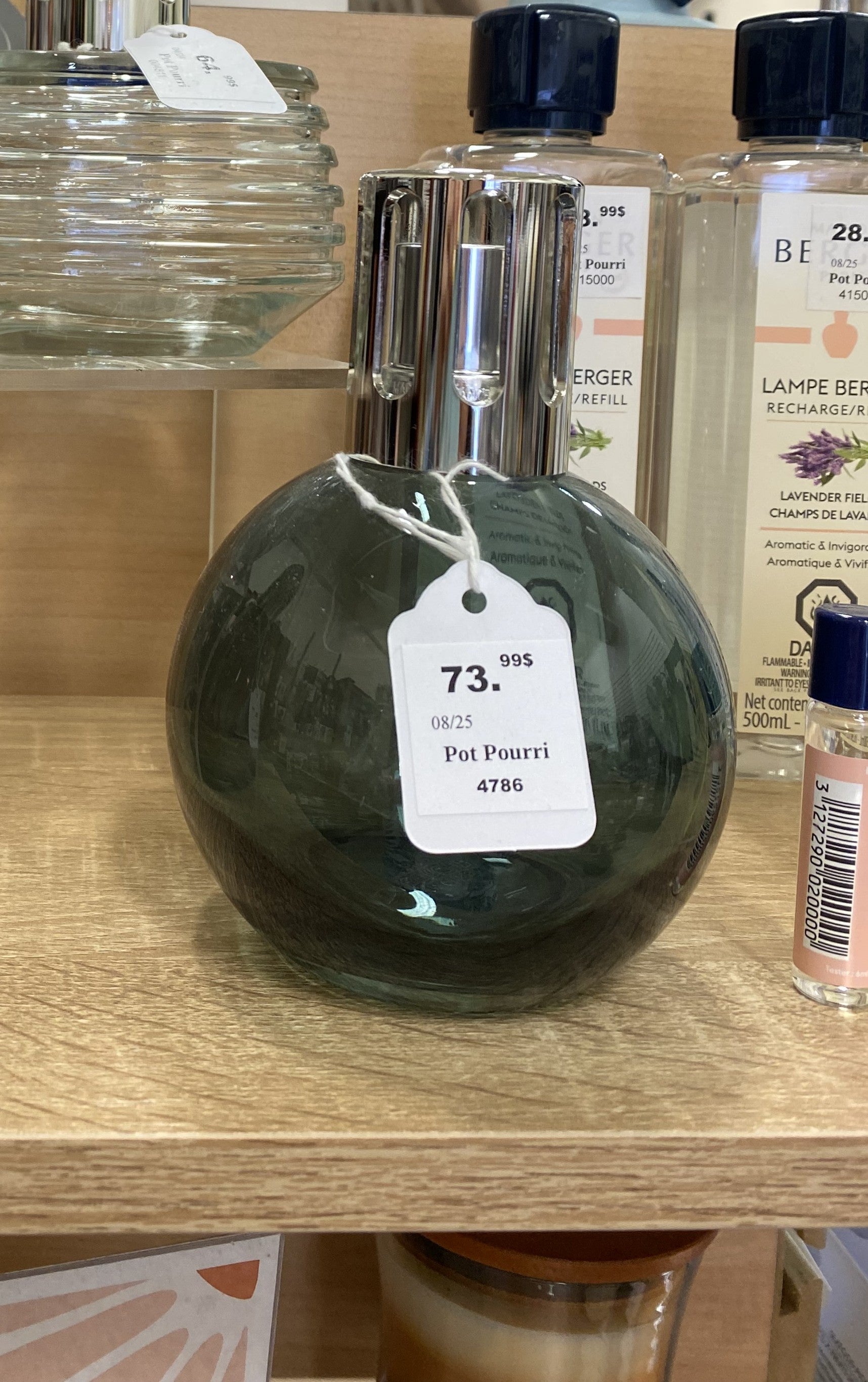 LAMPE BERGER BOULE VERTE
