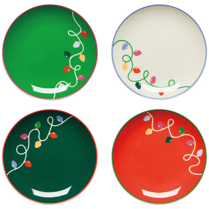 ASSIETTE 6'' D'APÉRITIFS - GUIRLANDES DE NOEL