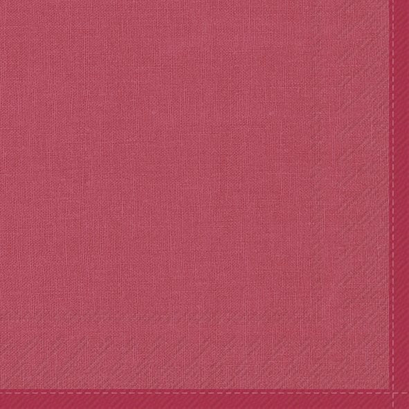 PQT 20 SERVIETTES ROUGE LIN