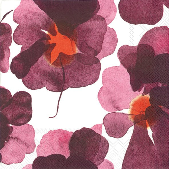 PQT 20 SERVIETTES PAPIER VALSSI BORDEAUX