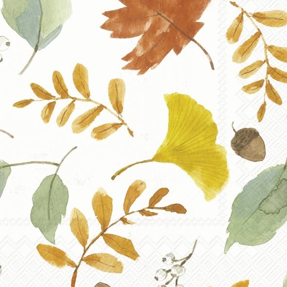PQT 20 SERVIETTES FEUILLE D'AUTOMNE