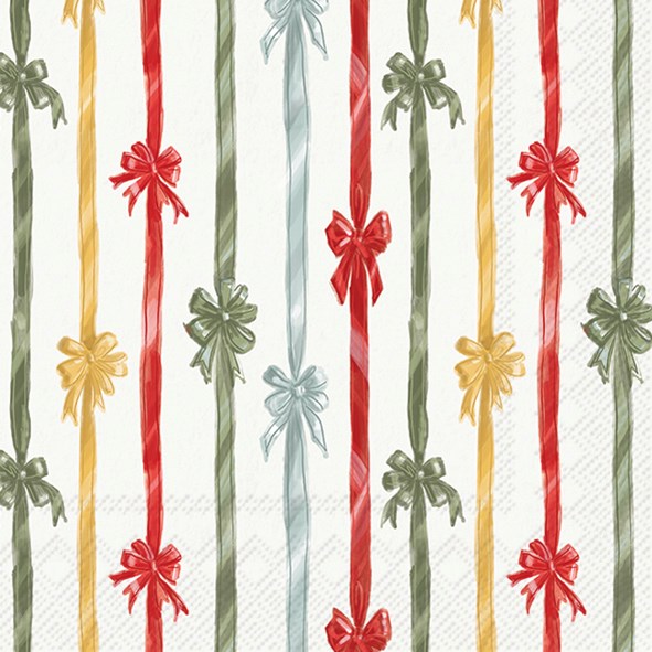 PQT 20 SERVIETTES PAPIER NOEUDS