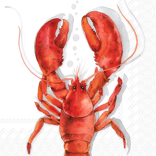 PQT 20 SERVIETTES - HOMARD
