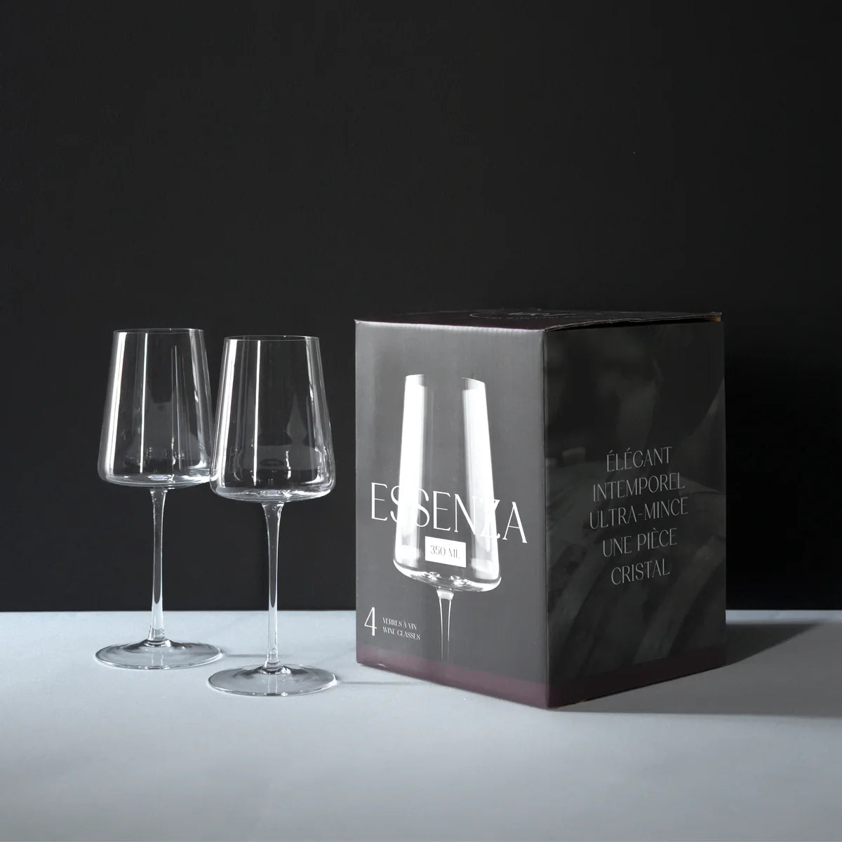 BTE 4 VERRES À VIN BLANC - ESSENZA 350 ML