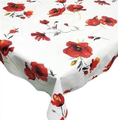 NAPPE 60 X 84 VINYLE POPPY ROUGE