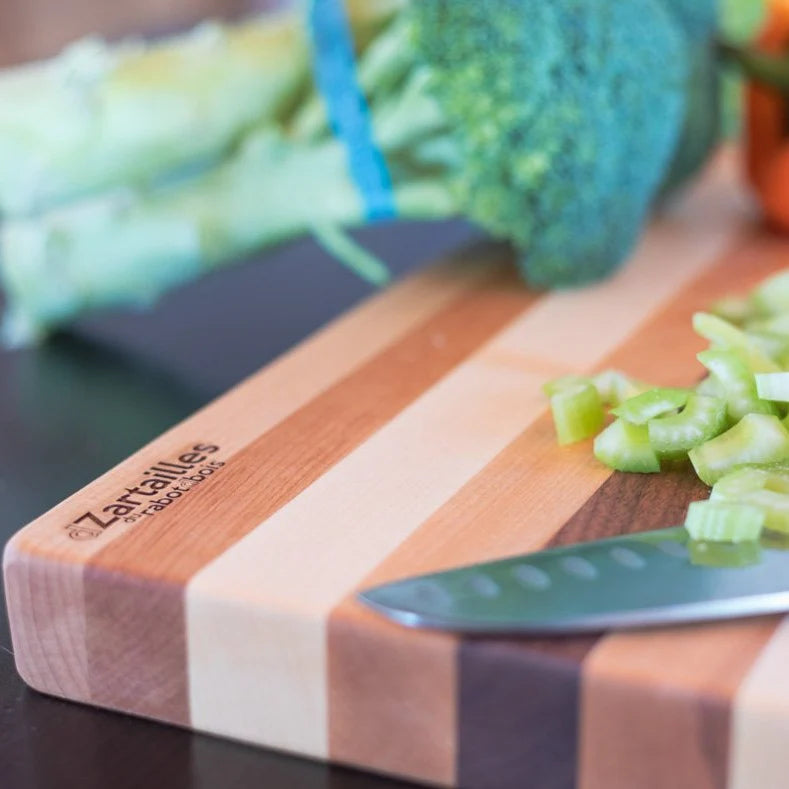 PLANCHE À DÉCOUPER BOIS -  15'' x 12''  GRAND FORMAT