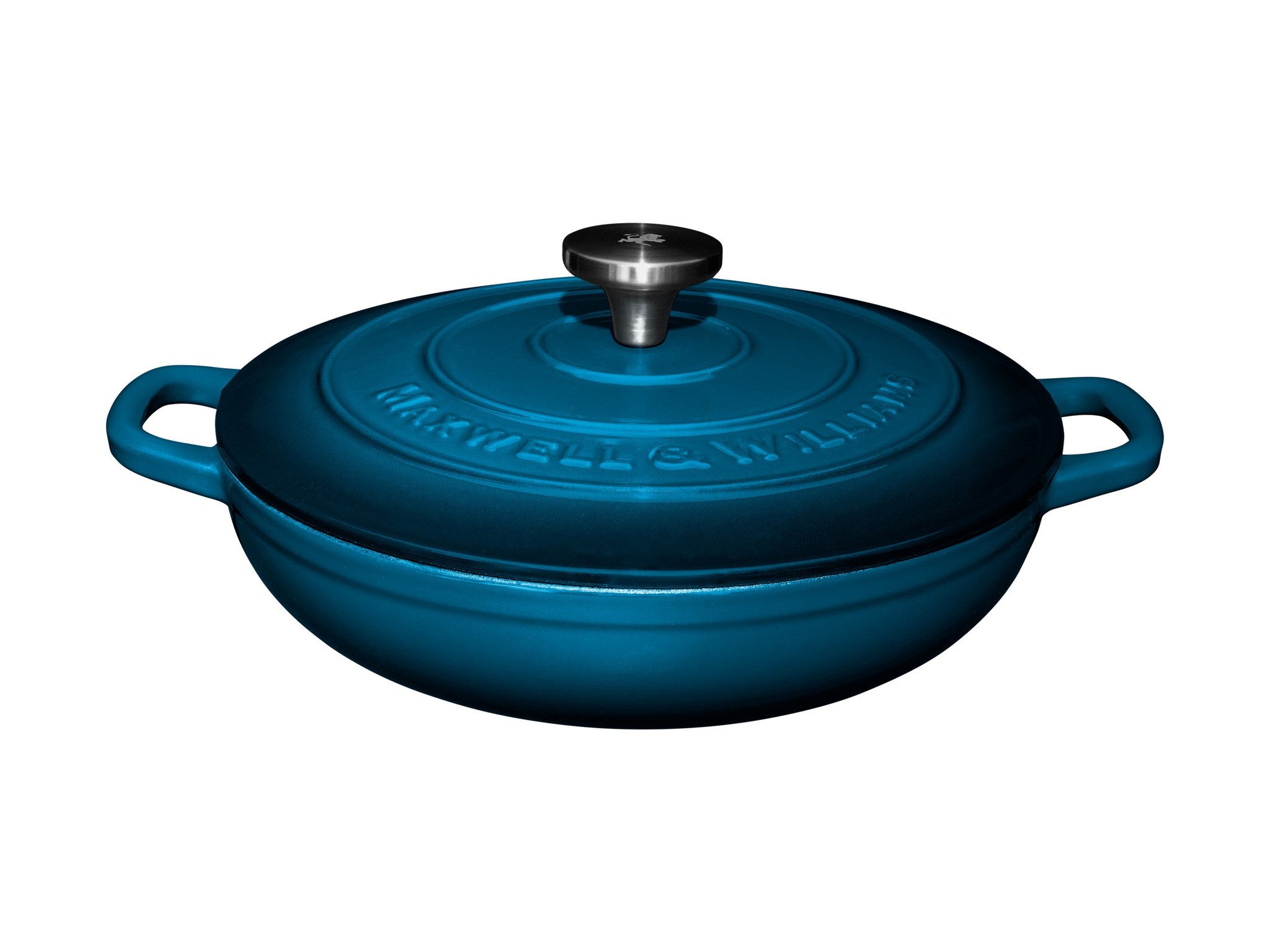 CASSEROLE EN FONTE BLEUE 4 L