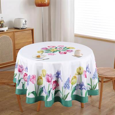 NAPPE 60 RD TULIPES