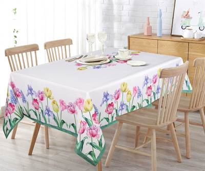NAPPE 54 X 72 TULIPES