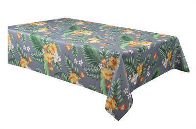 NAPPE 58 X 94 TROPICAL GRISE