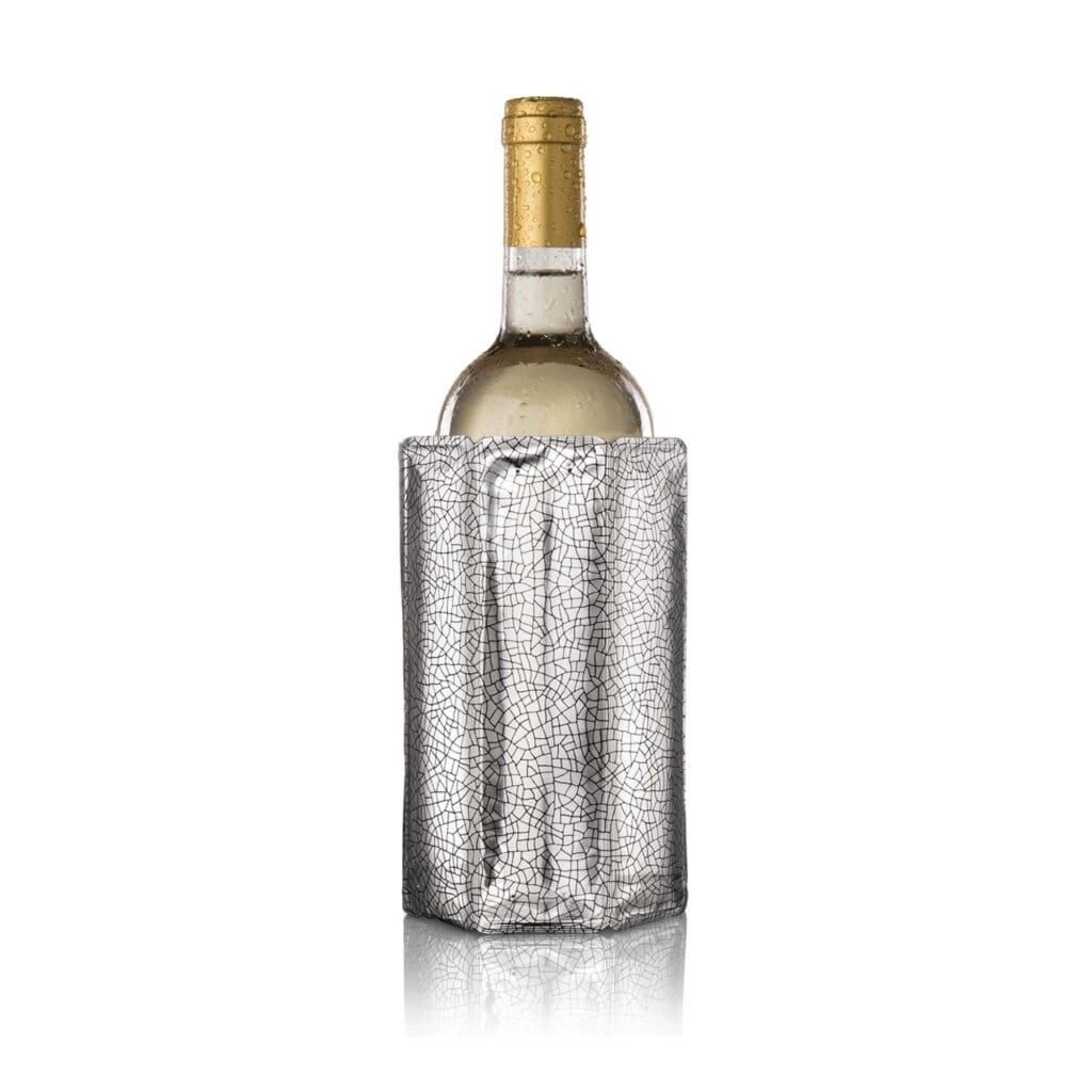 POCHETTE REFROIDISSEUR A VIN GRIS ARGENT